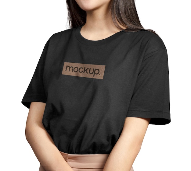 Pose model mockup tshirt