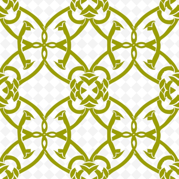 PSD posh trellis pattern with kind of vine icon and crisscrossin nature inspired abstract outline art