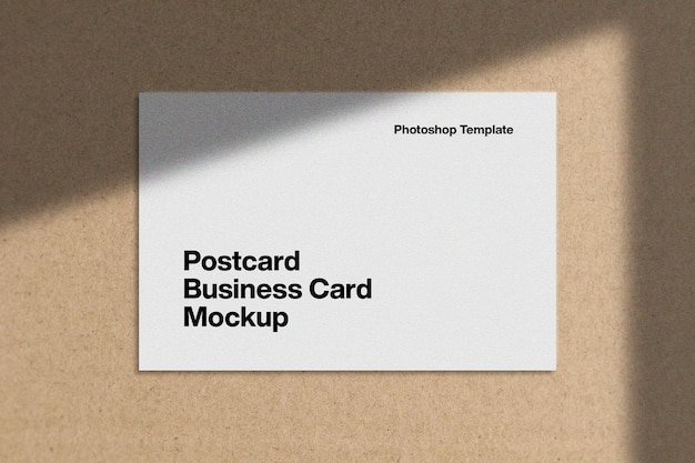 Post Card Mockup PSD Template