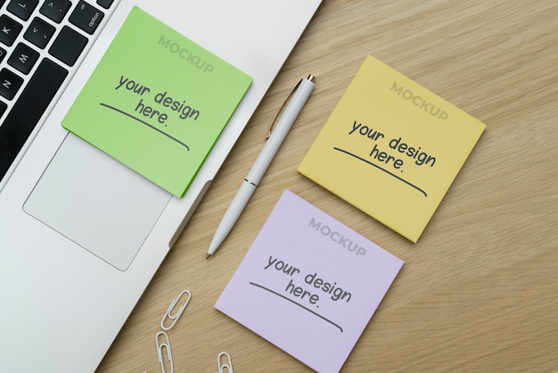 Post it note mockup design