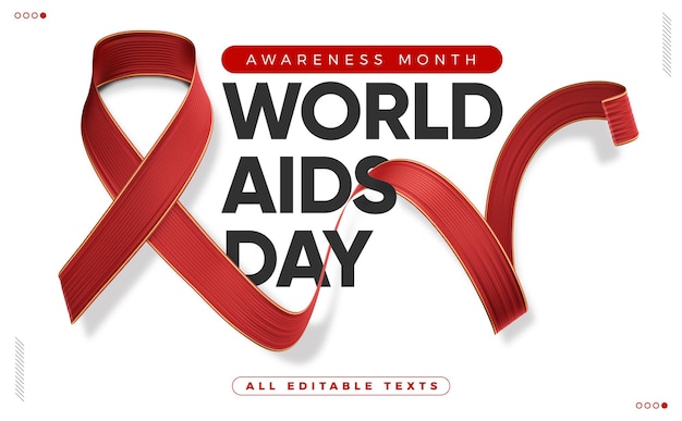 Post World AIDS Day Awareness Template