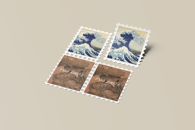 Postage Mockup