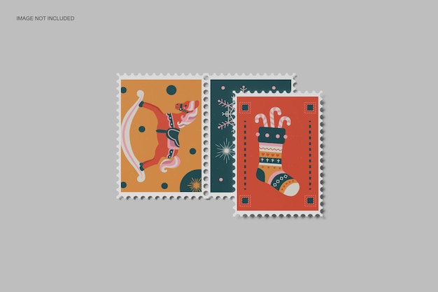 Postage Stamp Mockup