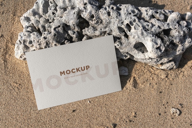 Postcard 5x7 tropical mockup