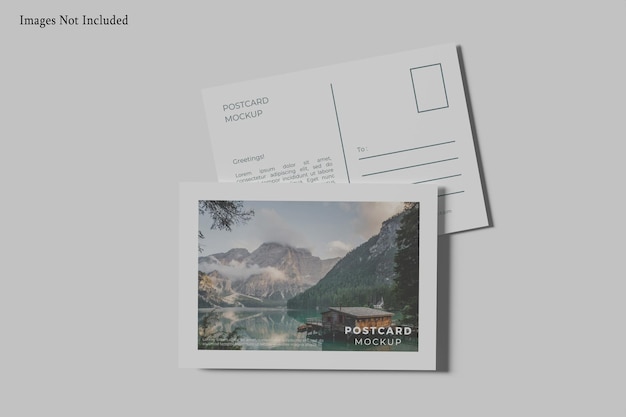 PSD postcard mockup