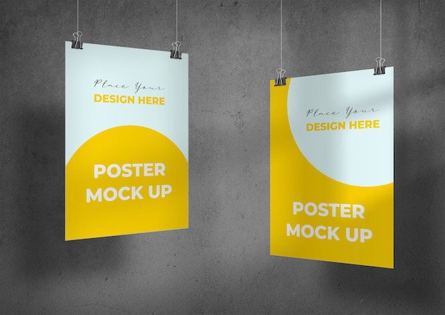 Poster A4 mockup template