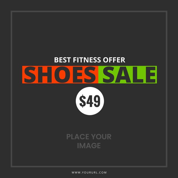 PSD a poster for the best fit sale for fitness