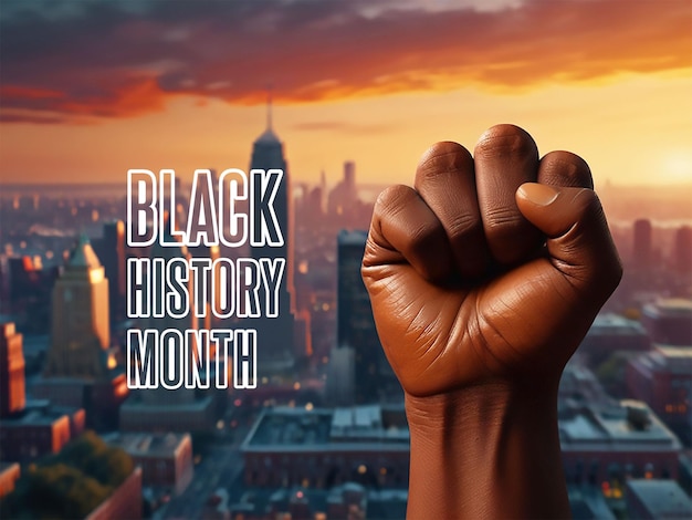 a poster for black history of black history month