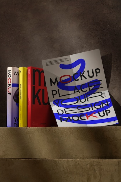 Poster and book mockup