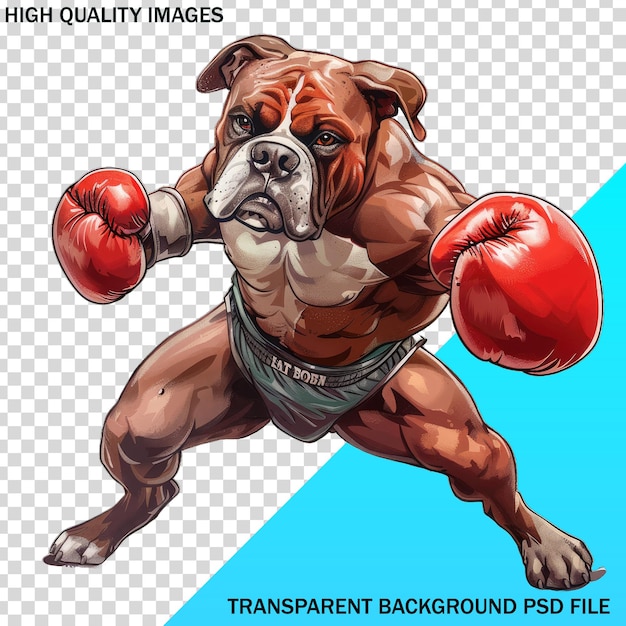 a poster of a boxer with a picture of a boxer in the middle