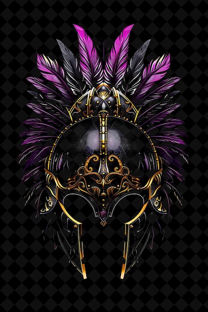 a poster for a carnival with a purple and gold dragon and a black background