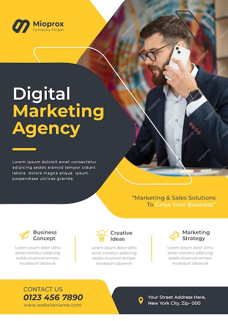 a poster for a digital marketing company called digital marketing