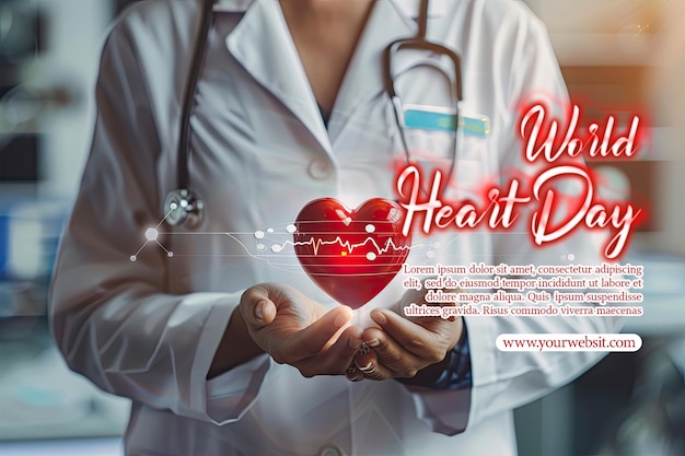 a poster for a doctor with a heart that says quot i heart heart quot