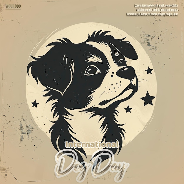 a poster for a dog called a day of day