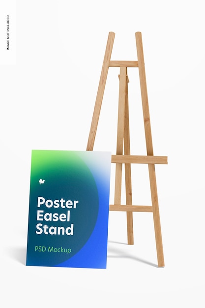 Poster Easel Stand Mockup