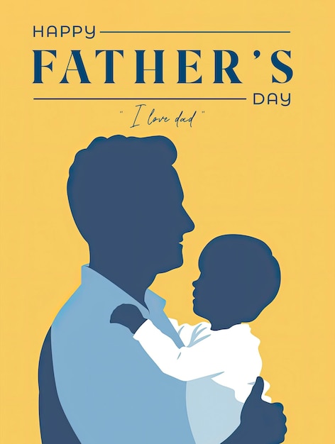 PSD poster for fathers day