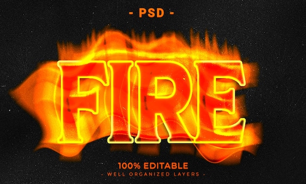 PSD a poster for a fire show that says fire on it