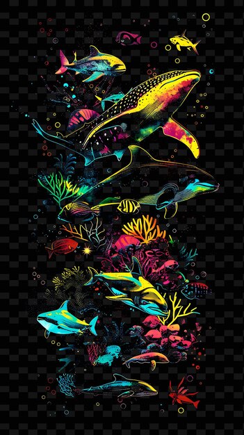 a poster for a fish that has the word parrots on it