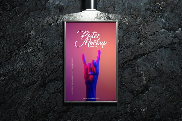 poster frame mockup psd