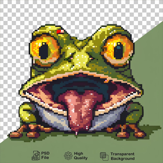 a poster for a frog with a picture of a frog with a mouth open