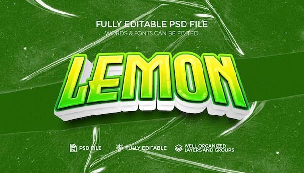 PSD a poster for a full sized lemonade