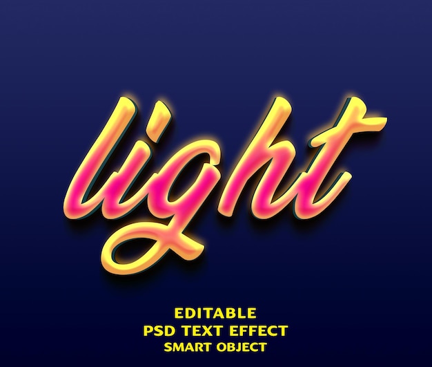 PSD a poster for light up and a picture of a light effect