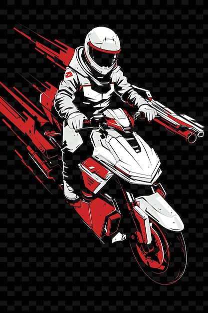 PSD a poster of a man on a motorcycle with a helmet on it