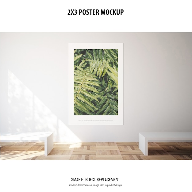 PSD poster mockup