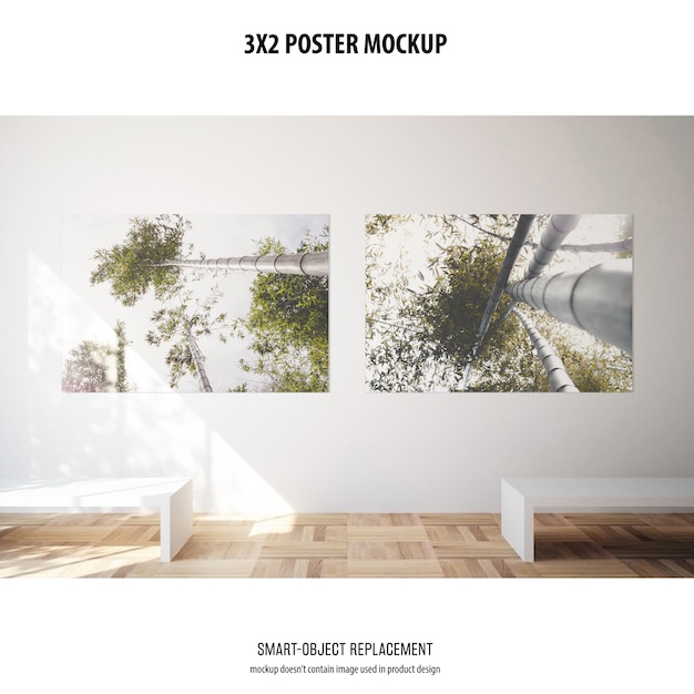 PSD poster mockup