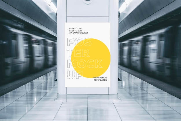 PSD poster mockup