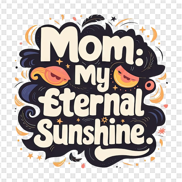 PSD a poster for moms day sun shines