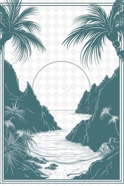 a poster for the movie called palm trees