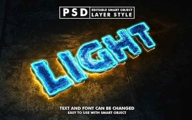 a poster for a music album called light and font