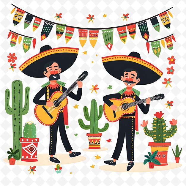 a poster for a music festival with a man playing guitar and a cactus