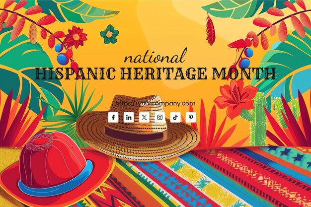 PSD a poster for national cultural history month