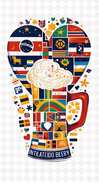 a poster for the national flags of the world