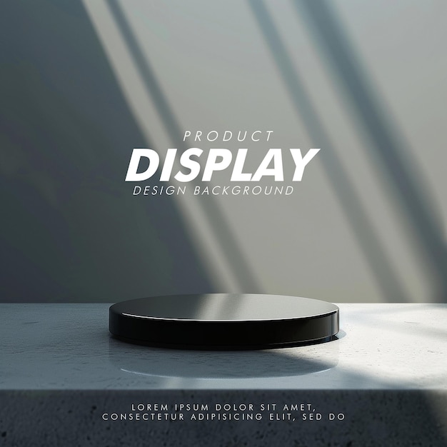 a poster for a product called display by the artist