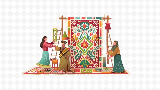 PSD a poster for a religious family with a woman on a ladder