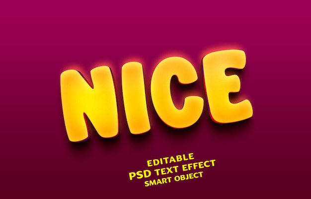 a poster for a smart phone with the word nice on it