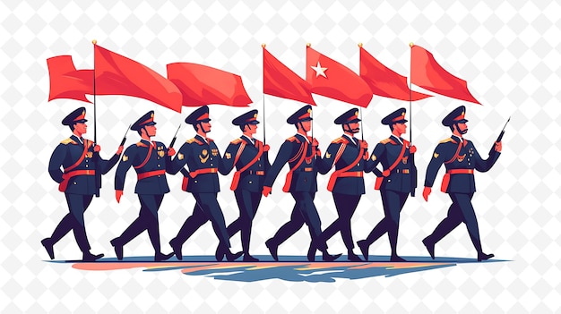 a poster of soldiers with red flags and the word quot u s quot