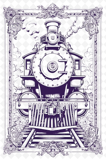 PSD a poster for the steam locomotive with the words  steam engine  on it