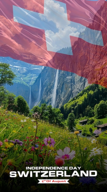 POSTER FOR Swiss INDEPENDENCE DAY