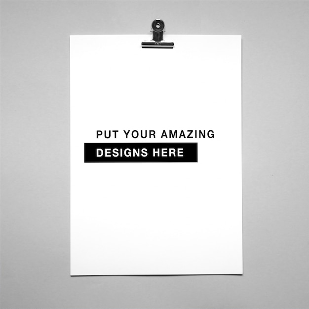 Poster template design