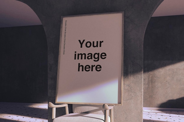 A poster that says your image here on it