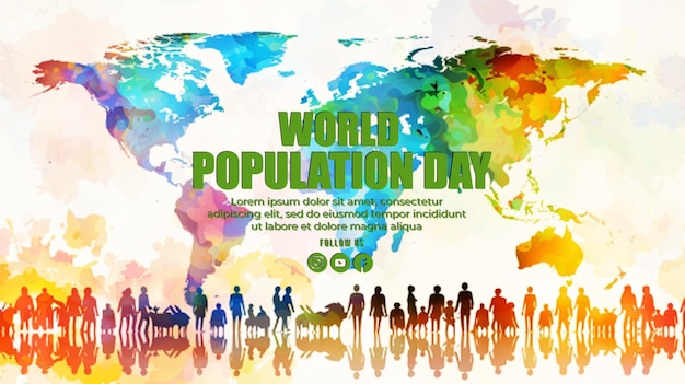 PSD a poster with people from world day day day day