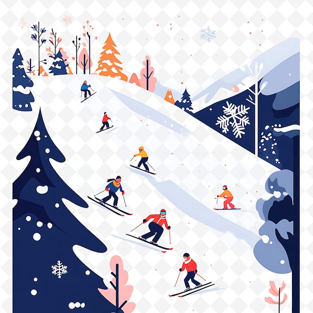 a poster with skiers on it that says quot skiers quot