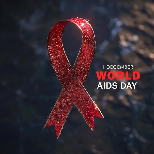 PSD a poster for world aids day