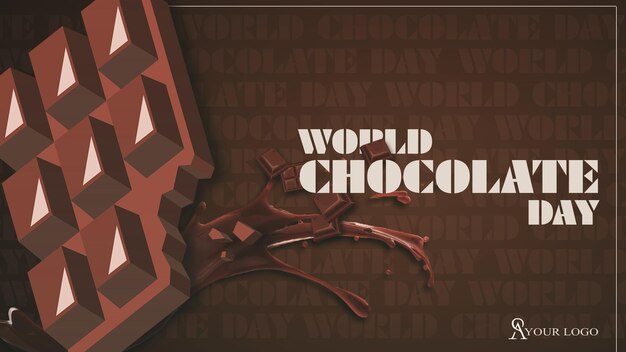 A poster for world chocolate day