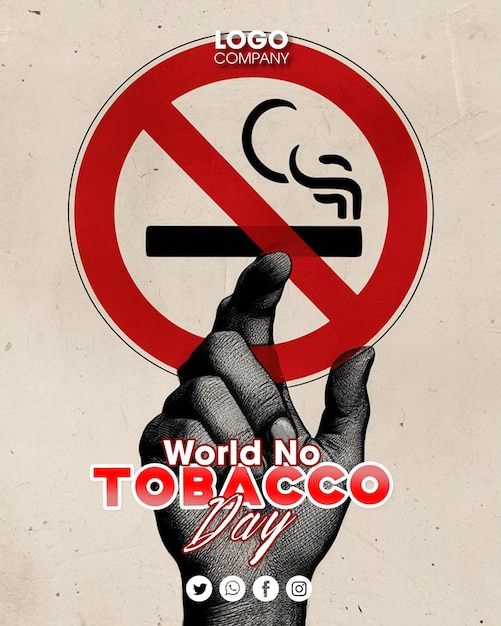 a poster for world no tobacco no tobacco no tobacco no tobacco no tobacco no tobacco day