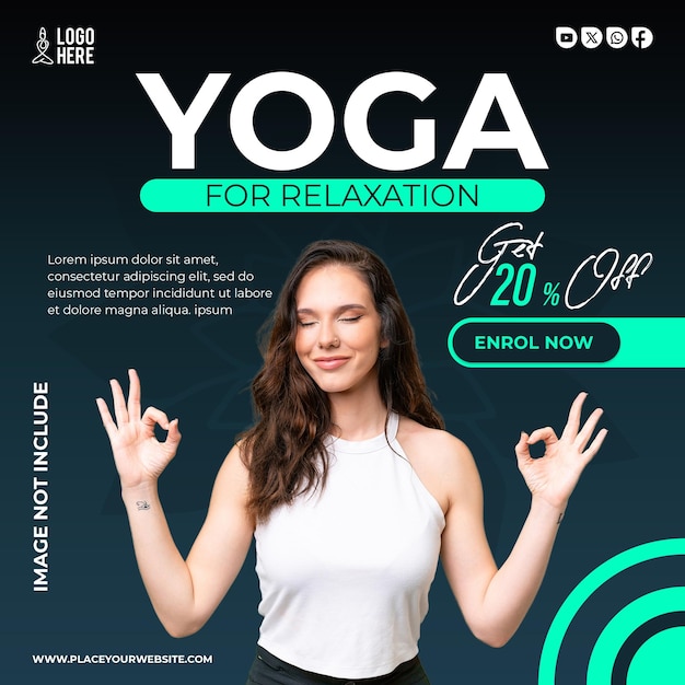 a poster for yoga for yoga and yoga